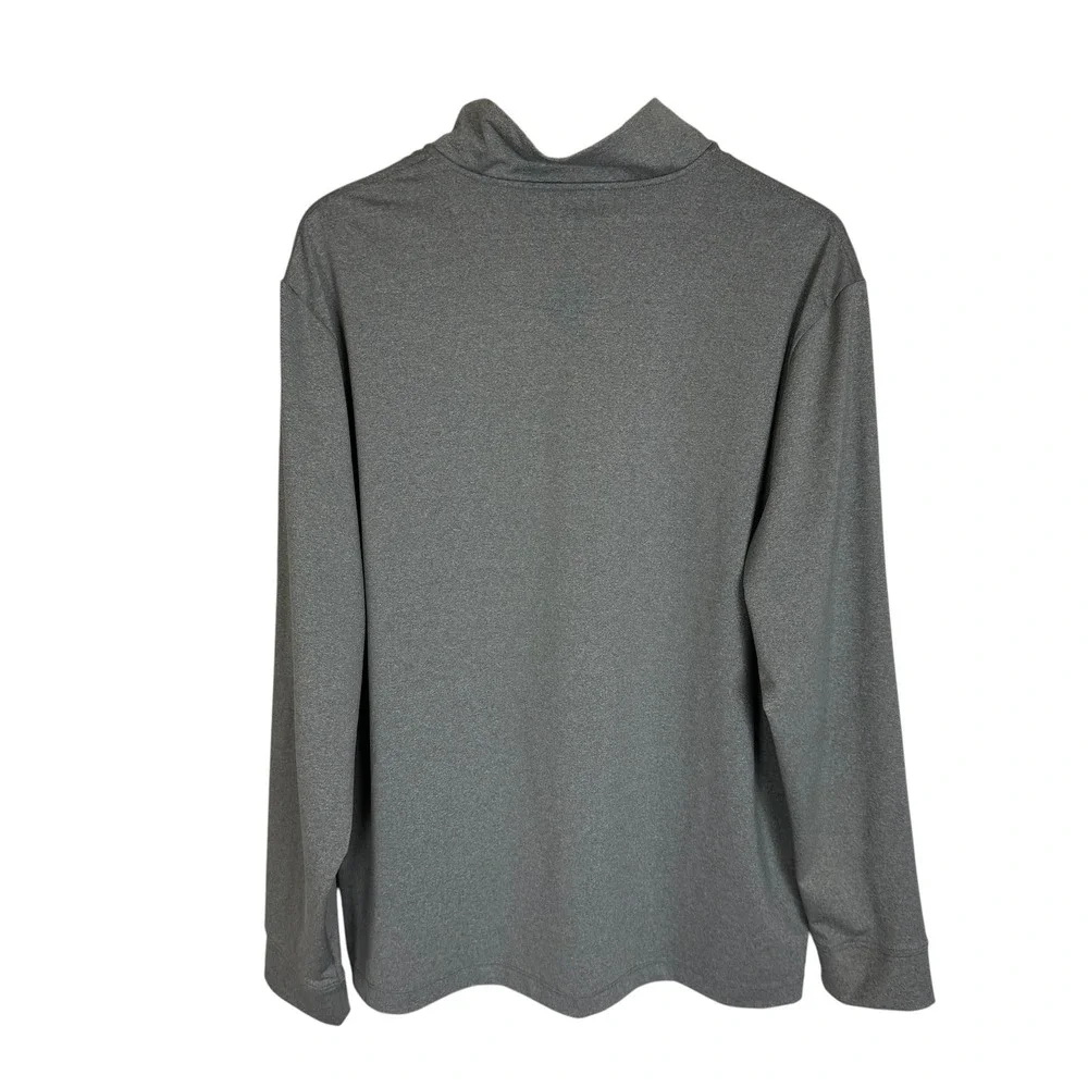 Vineyard Vines Performance Mens XL Gray Heathered Quarter Zip Pullover Sweater
